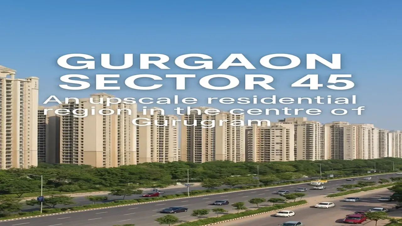 Gurgaon Sector 45: An upscale residential region in the centre of Gurugram