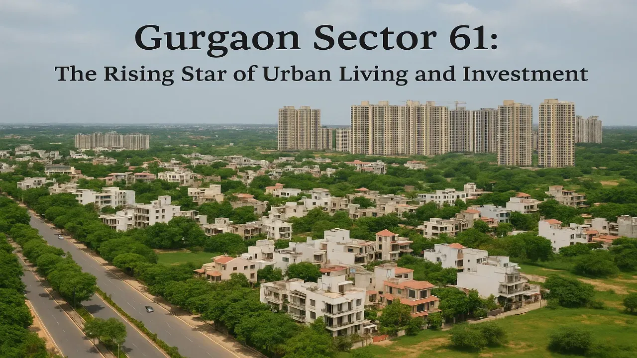 Gurgaon Sector 61: The Rising Star of Urban Living and Investment