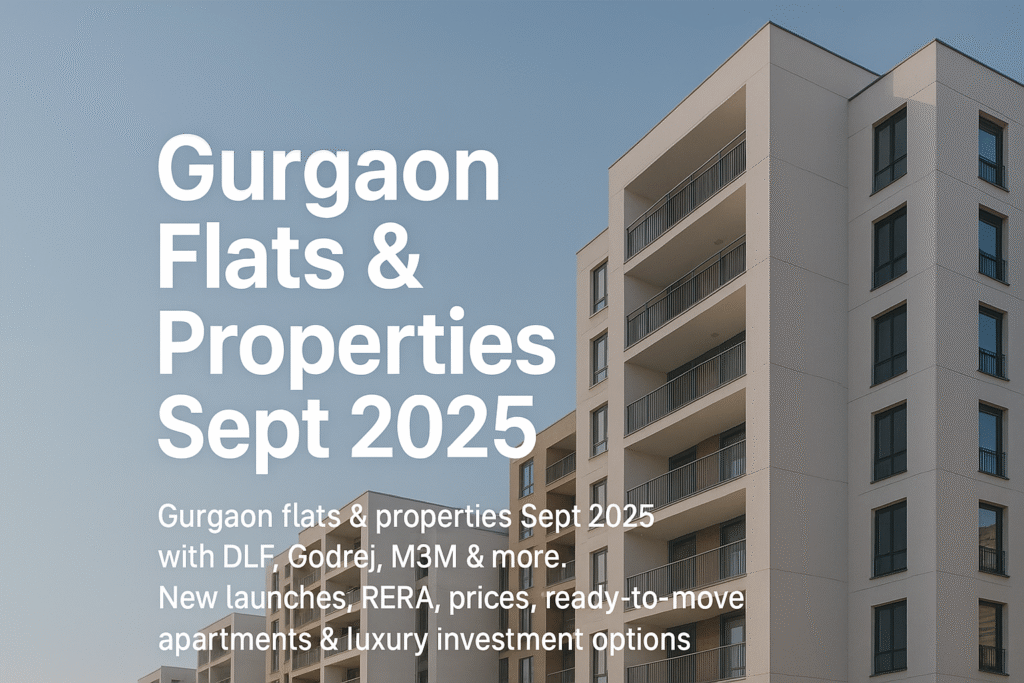 Gurgaon flats & properties Sept 2025