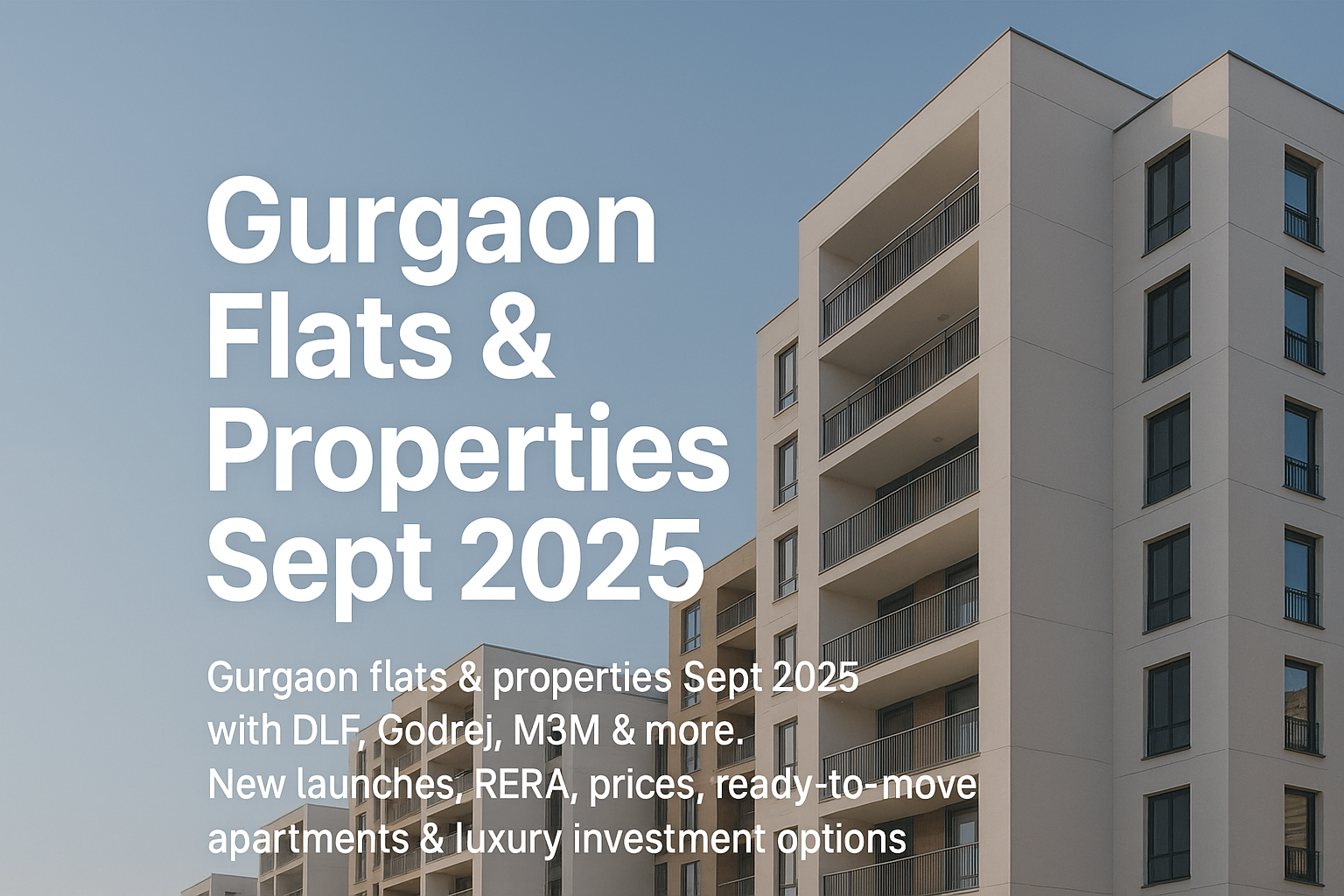 New Residential Property in Gurgaon – September 2025